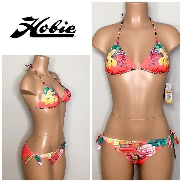 HOBIE FLORAL BIKINI SET. S/L. New - Picture 1 of 11